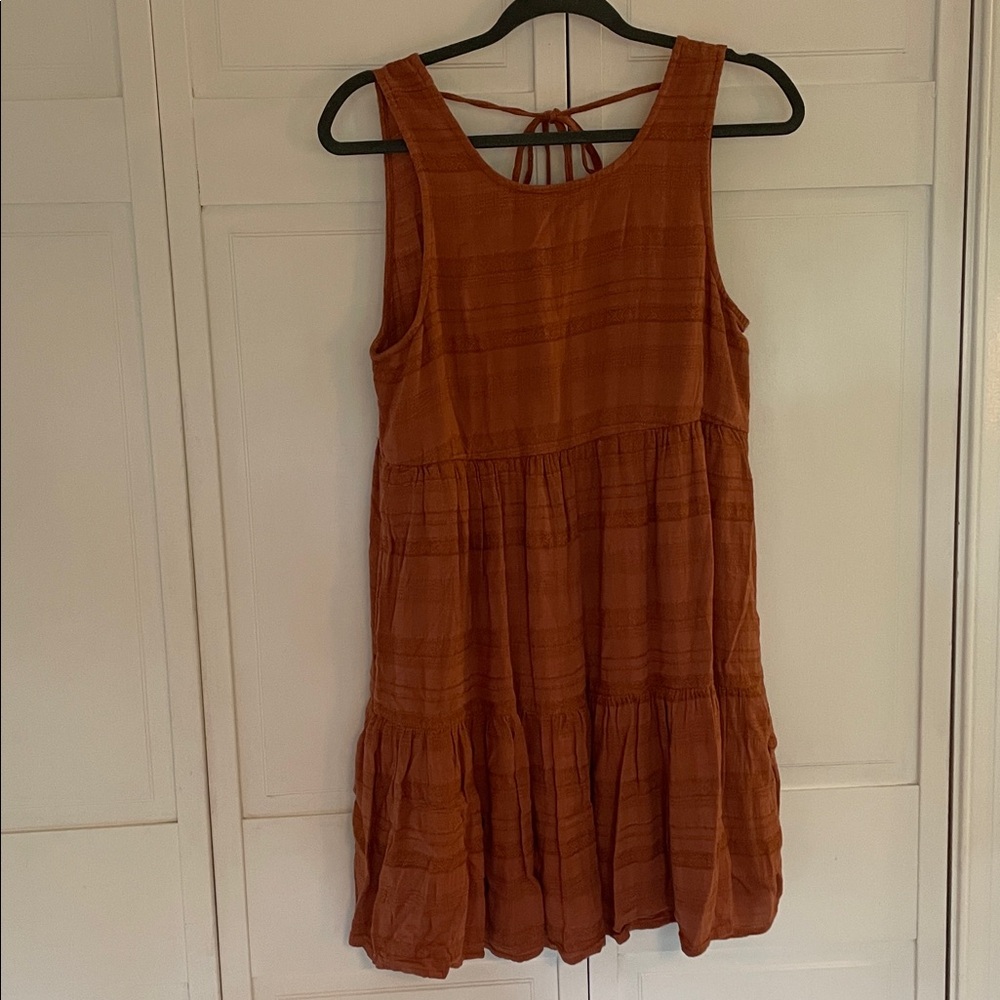 American Eagle Outfitters Terracotta Sleeveless Mini Dress